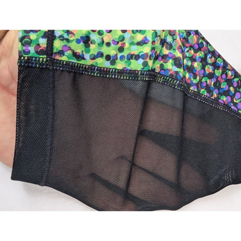 Nike Pro Womens Size Small Multi Colored Hypercool Glamour Tights Yoga Gym - Picture 2 of 7